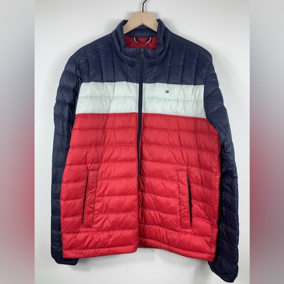 Tommy Hilfiger Men's Packable Down Puffer Jacket M - Picture 3 of 7